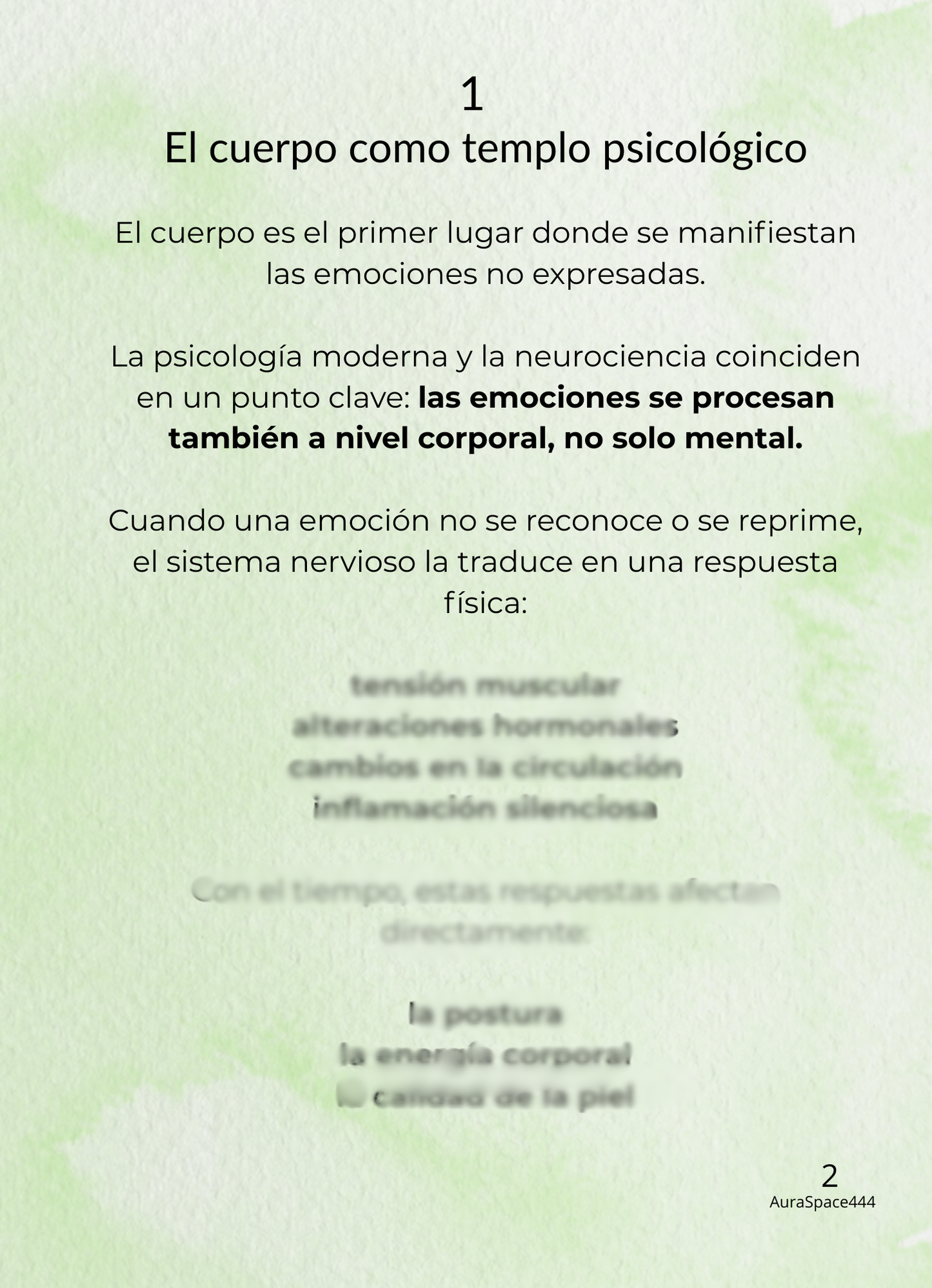 Cuerpo & Belleza  - El cuidado del cuerpo como base de la seguridad personal